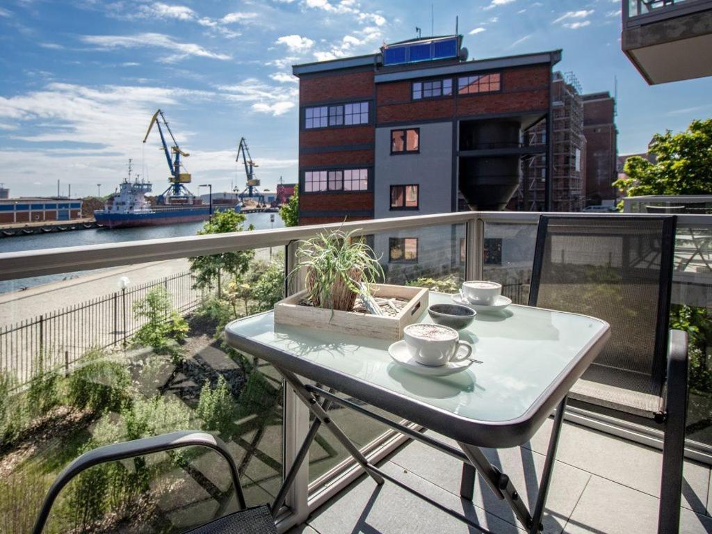 Hafenspitze App 05 Apartment Wismar Bagian luar foto